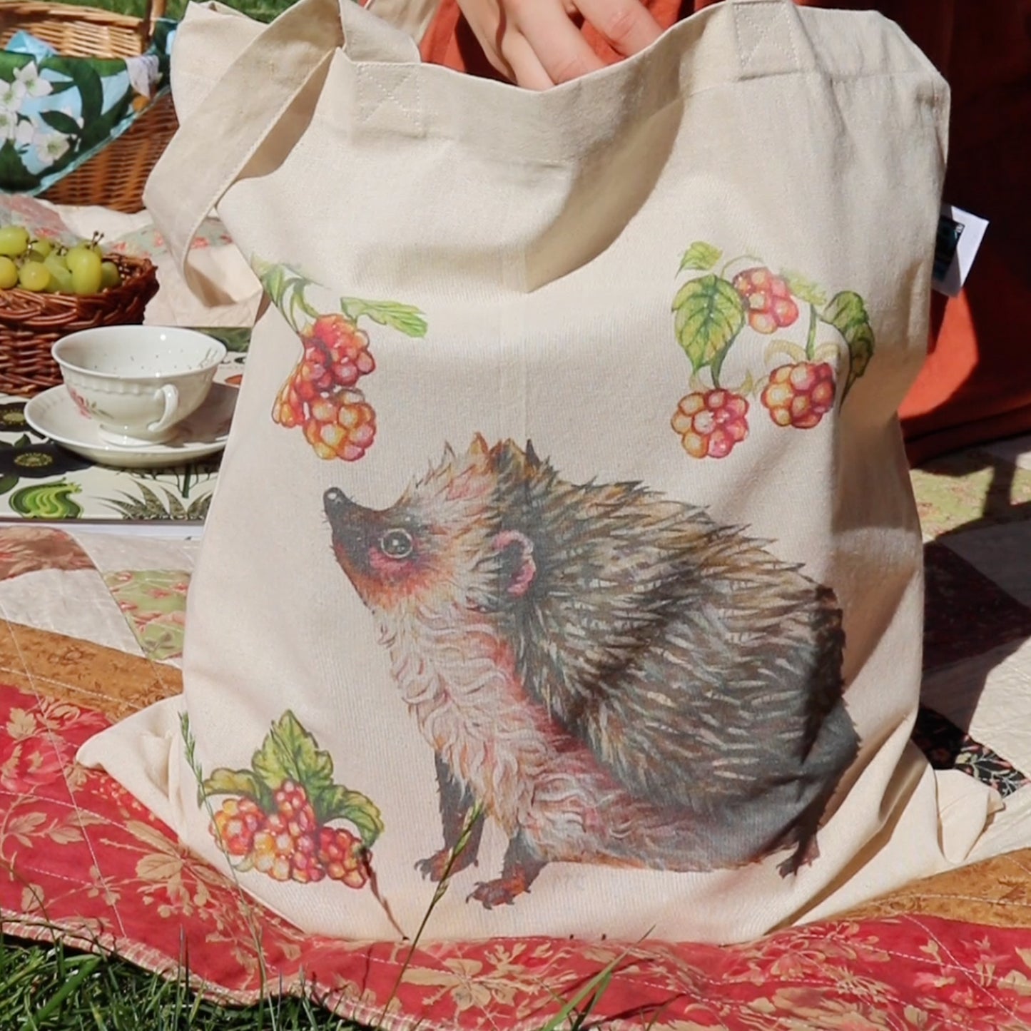 "Hedgehog" tote Bag