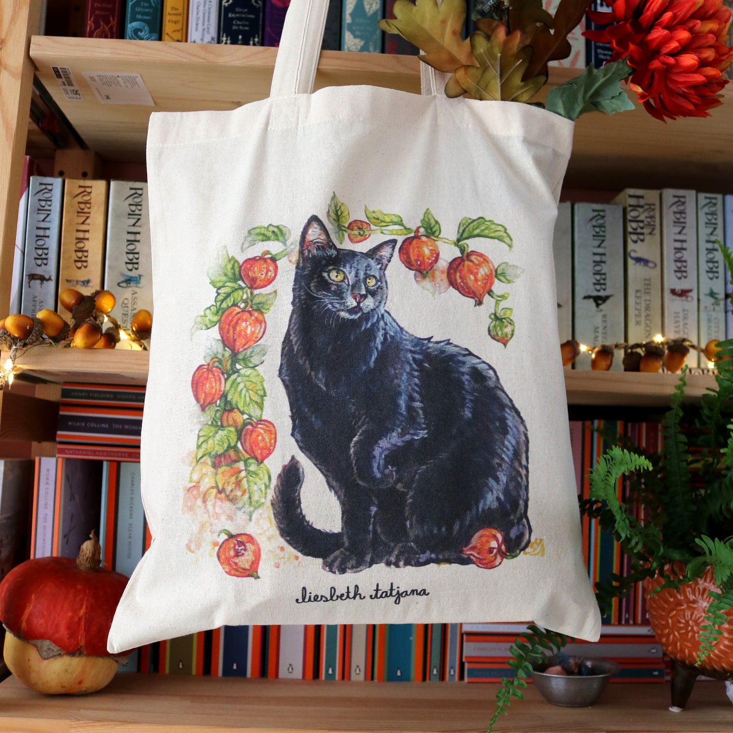 “Black Cat” tote bag