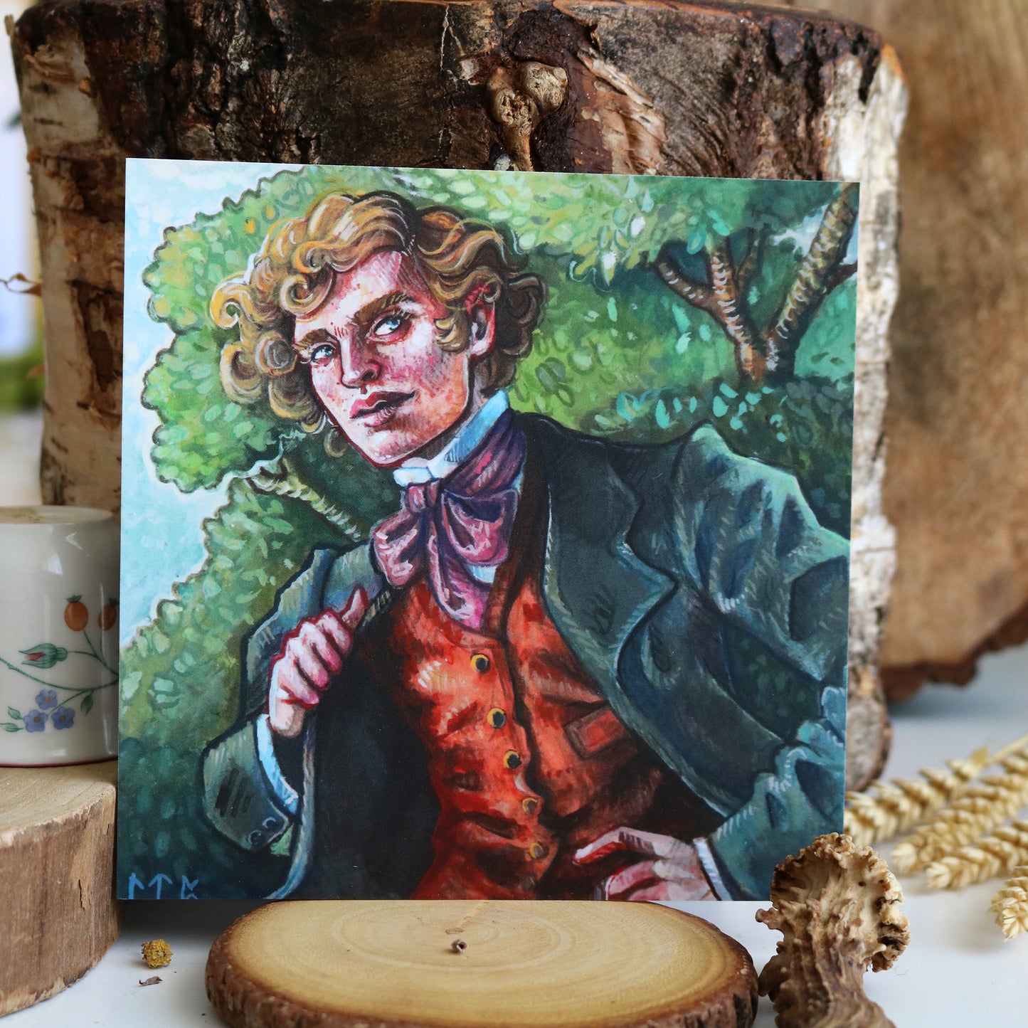 "Dorian Grey" Postcard print