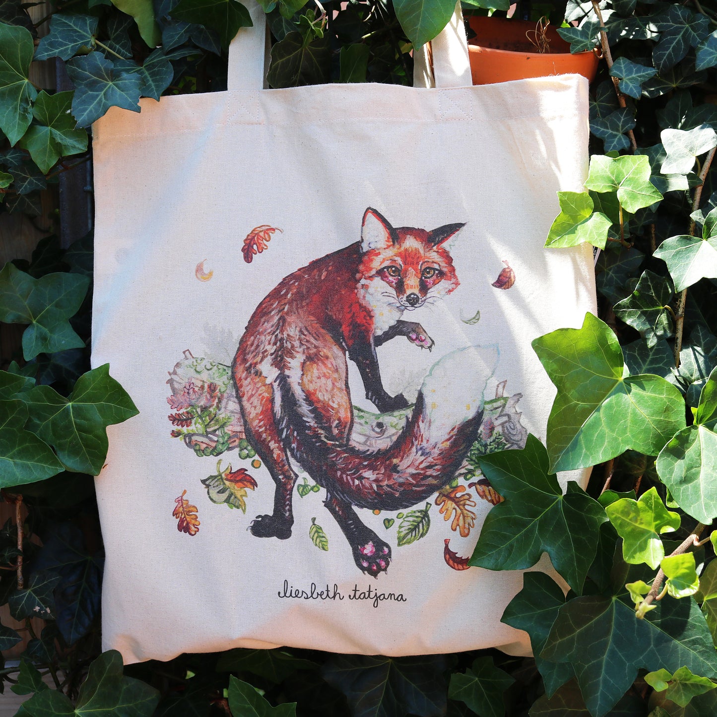 "Fox" tote bag