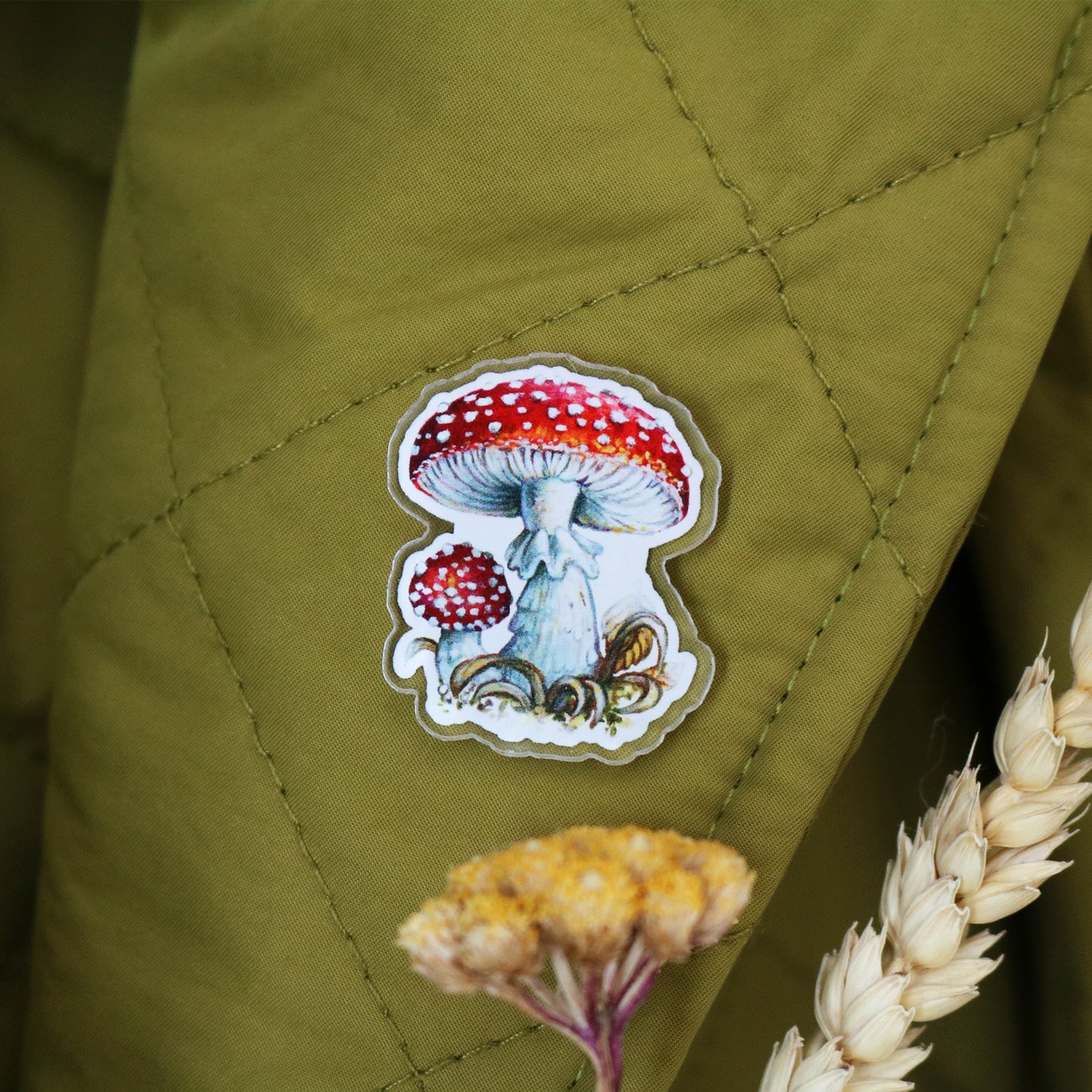 "Amanita" Acrylic pin