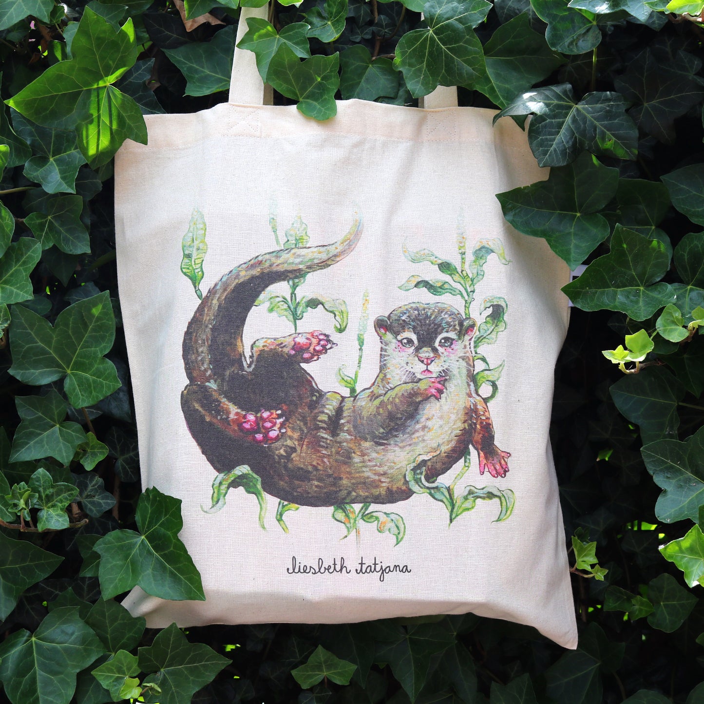 "Otter" tote bag